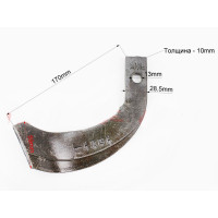 Нож для фрезы мототрактора (утолщенный) Нож для фрезы мототрактора (утолщенный)