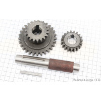 Вал вторичный в сборе (R180/R190/R195)