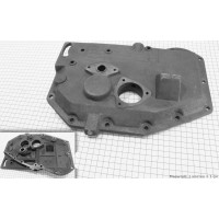 Крышка блока двигателя правая (длинная) чугунная 12отв. (R195)