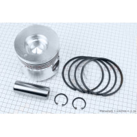 Поршень, кольца, палец к-кт (R195) 95мм +0,75 с выборкой под клапаны